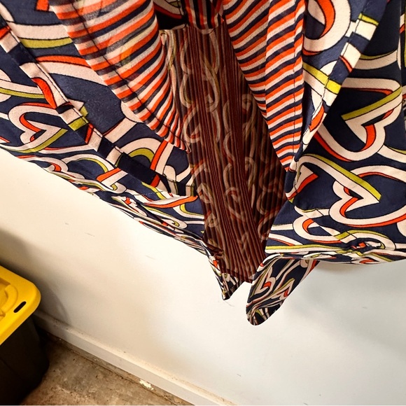 CAbi Multicolor Heart Pattern Midi Dress - Picture 6 of 9